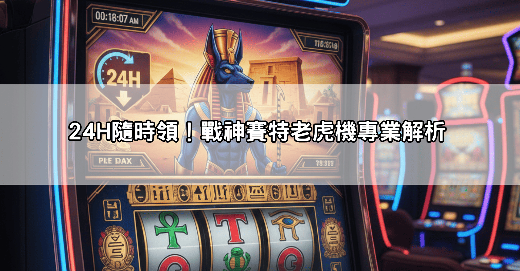 24H隨時領！戰神賽特老虎機專業解析